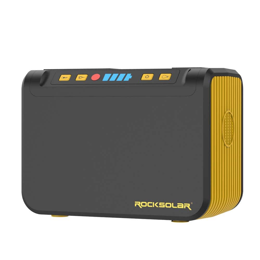 ROCKSOLAR 80-Watt Li-Battery Generator Multi-function Push Button Start Portable Power