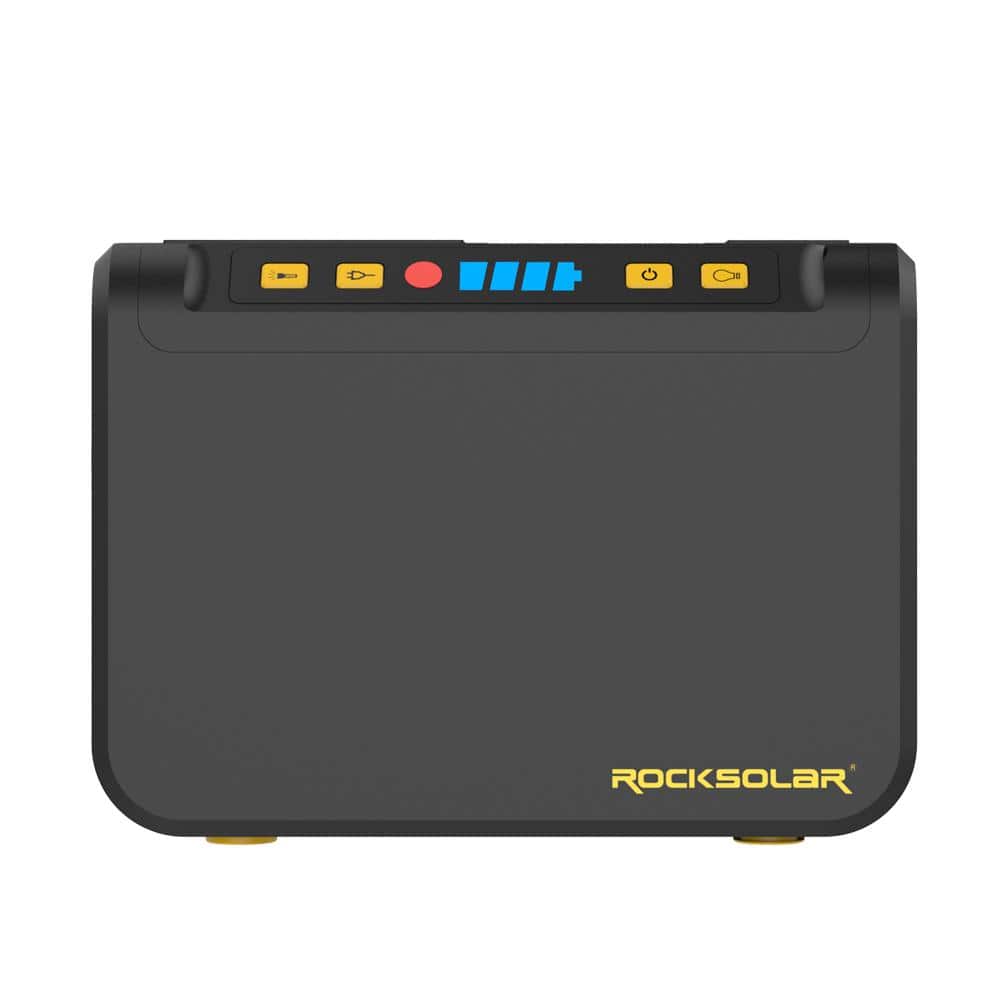 ROCKSOLAR 80-Watt Li-Battery Generator Multi-function Push Button Start Portable Power