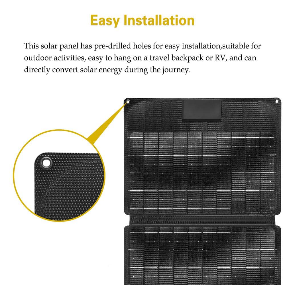 30-Watt Solar Power Panel Kit for ROCKSOLAR Portable Power Station