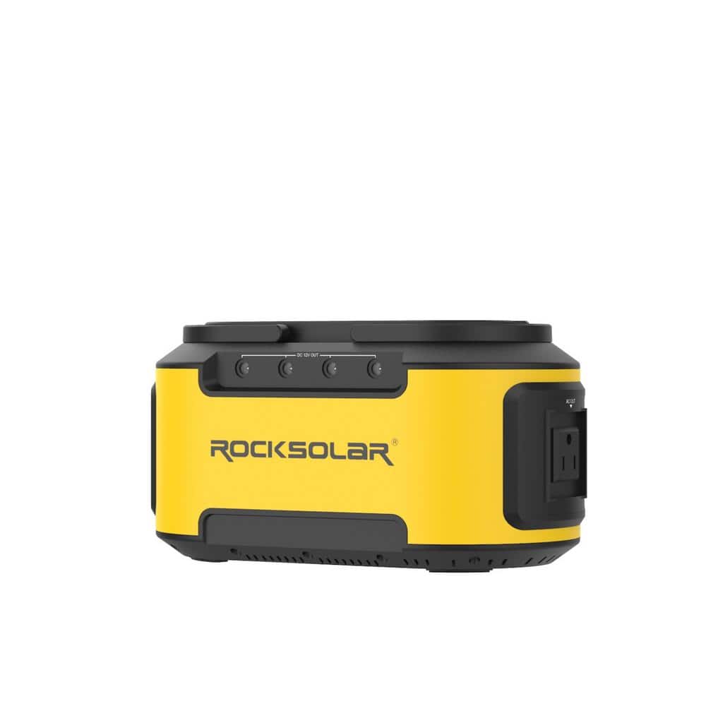 ROCKSOLAR Ready 200-Watt Power Station Plus 60-Watt Foldable Solar Panel Solar Generator Kit