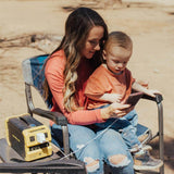 ROCKSOLAR Nomad 400-Watt Powe Station Plus 100-Watt Foldable Solar Panel Solar Generator Kit