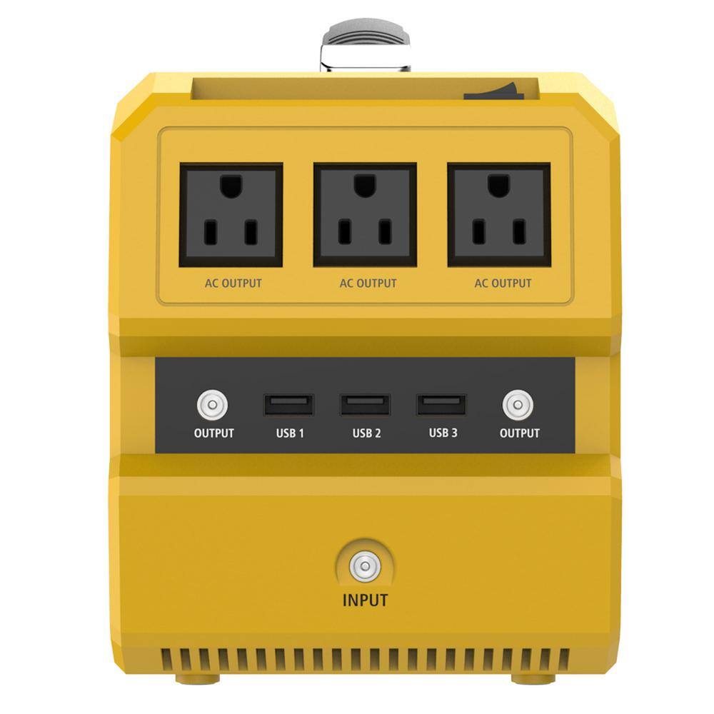 ROCKSOLAR Nomad 400-Watt Powe Station Plus 100-Watt Foldable Solar Panel Solar Generator Kit