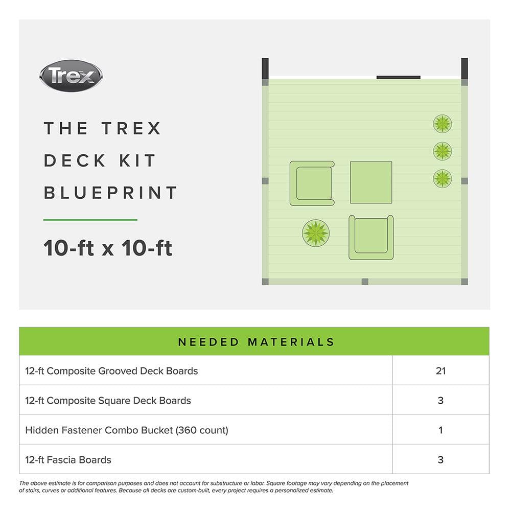 Trex Enhance Naturals Rocky Harbor Composite Deck Board