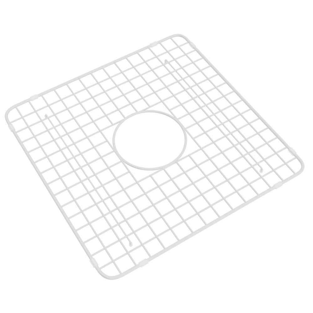 ROHL Lancaster White Stainless Steel Bottom Sink Grid - 15.13 in.