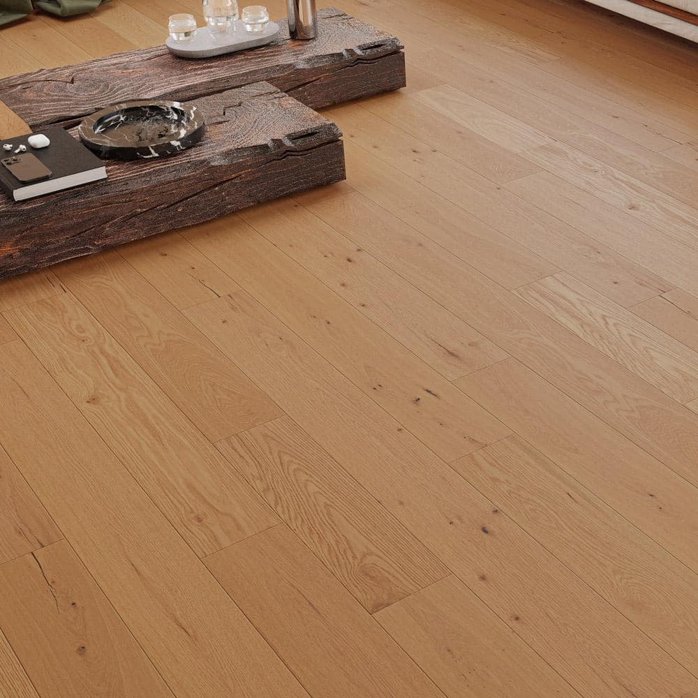 Selkirk Rolling Quincy 1/2 in. T x 7.5 in. W Tongue and Groove Wire Brushed Engineered Hardwood Flooring (31.09 sq.ft./case)