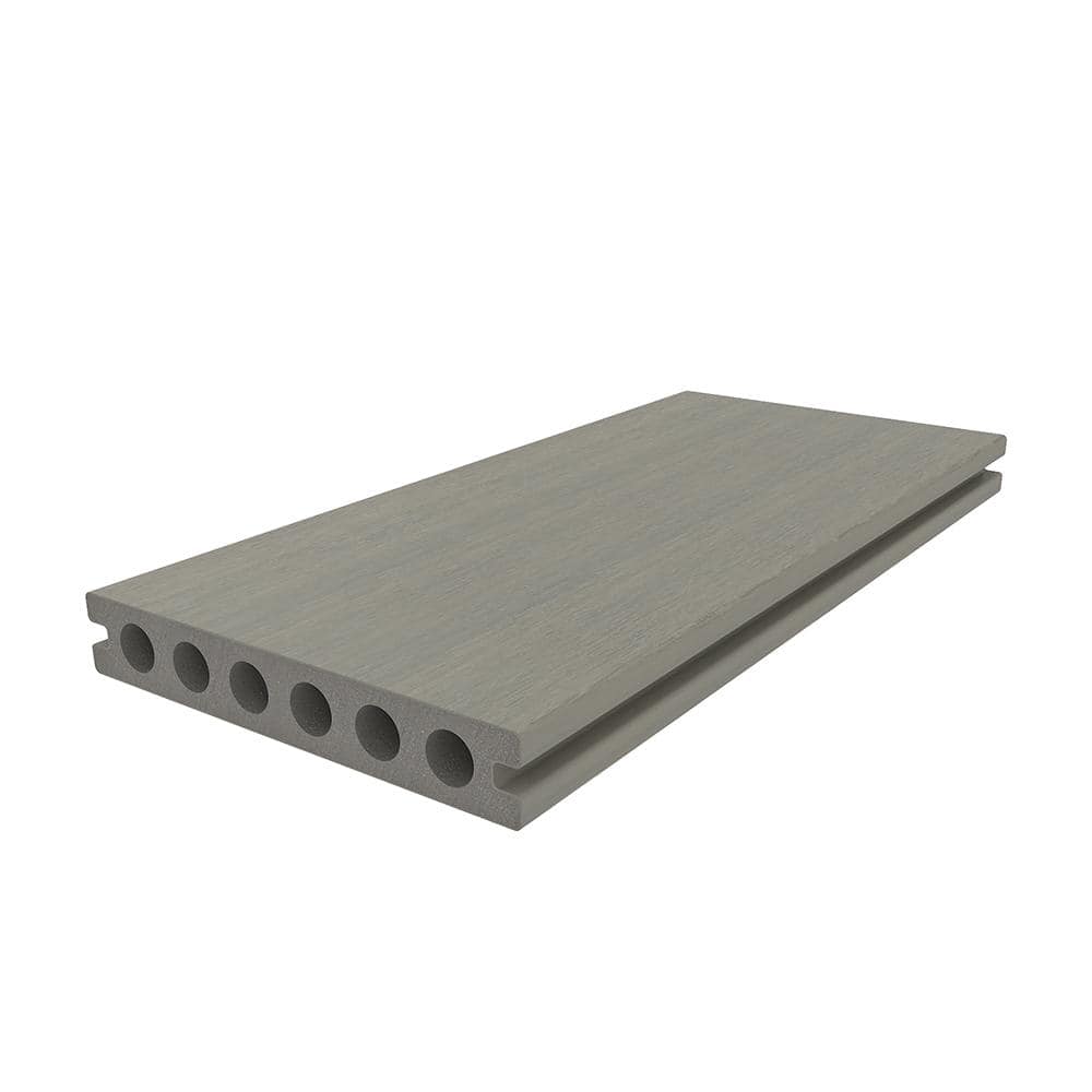 NewTechWood UltraShield Natural Voyager Series 1 in. x 6 in. x 8 ft. Roman Antique Hollow Composite Decking Board (49-Pack)