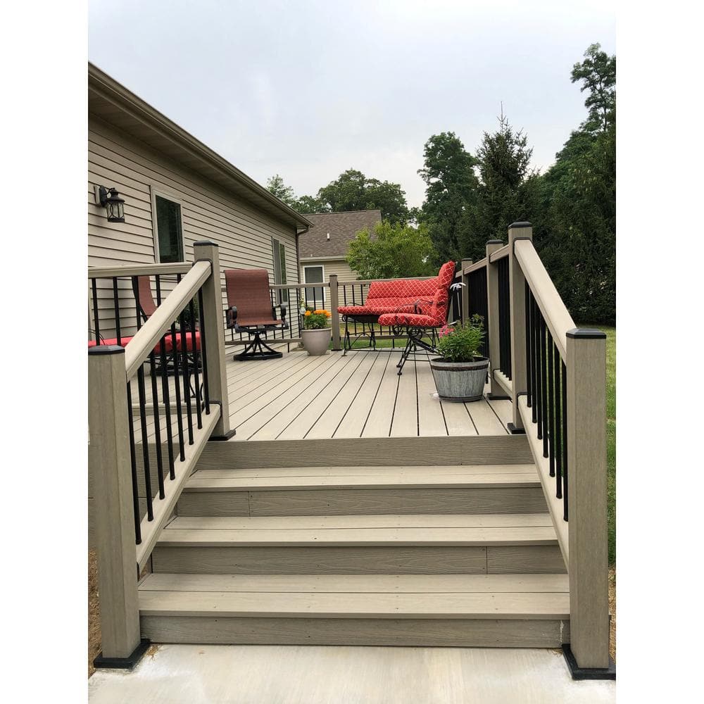 NewTechWood UltraShield Naturale Composite Decking Board, Roman Antique, 10-Pack