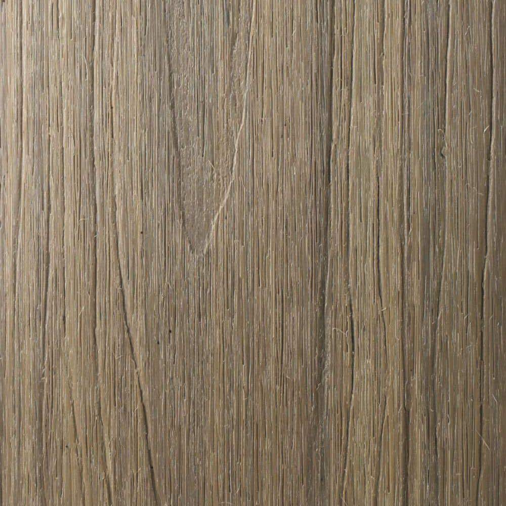 NewTechWood UltraShield Naturale Voyager 1 in. x 6 in. x 1 ft. Roman Antique Hollow Composite Decking Board Sample