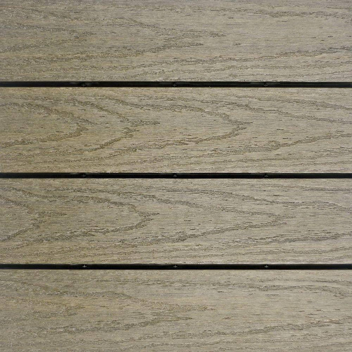 NewTechWood UltraShield Naturale 1 ft. x 1 ft. Quick Deck Outdoor Composite Deck Tile Sample in Roman Antique