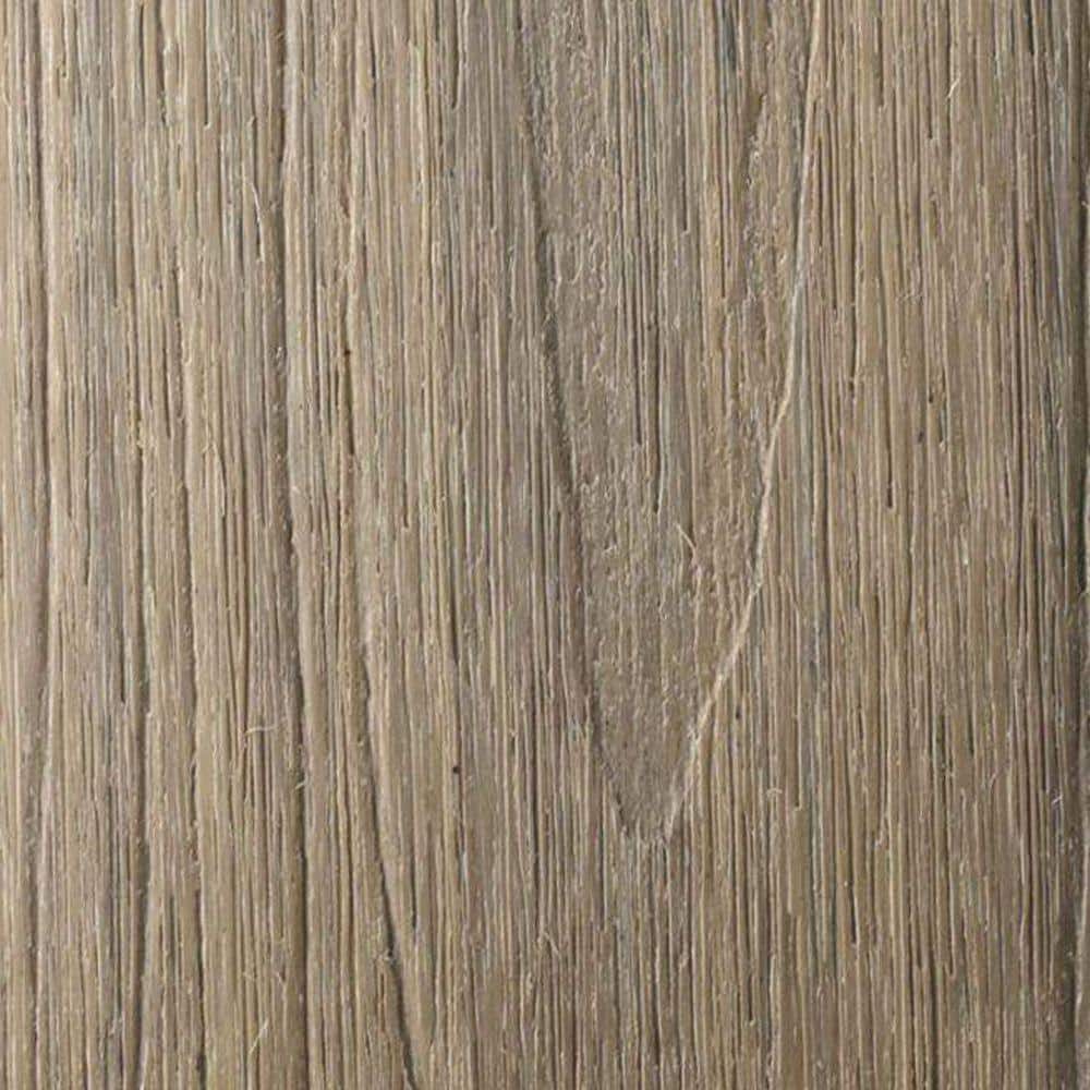 NewTechWood Naturale Magellan Series 1 in. x 5-1/2 in. x 0.5 ft. Roman Antique Composite Decking Board Sample with Groove