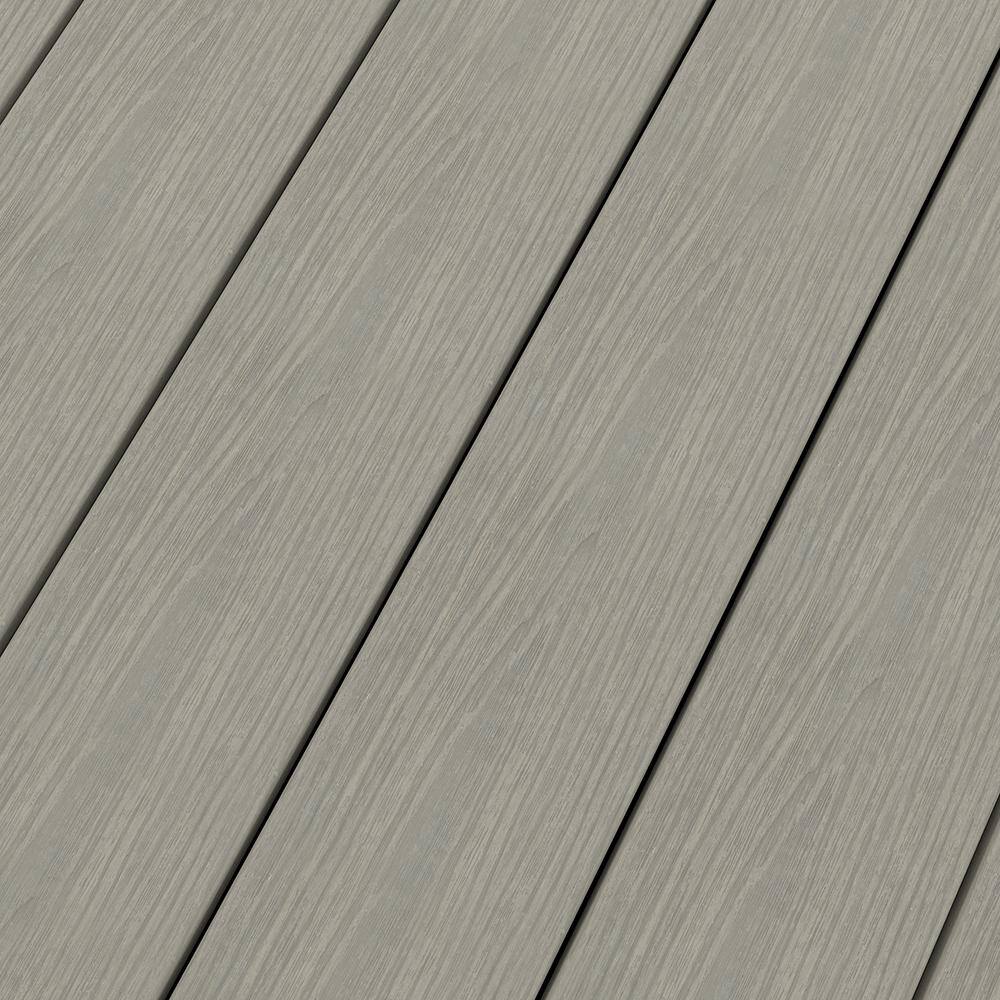 NewTechWood UltraShield Naturale Cortes Series 1 in. x 6 in. x 1 ft. Roman Antique Solid Composite Decking Board Sample