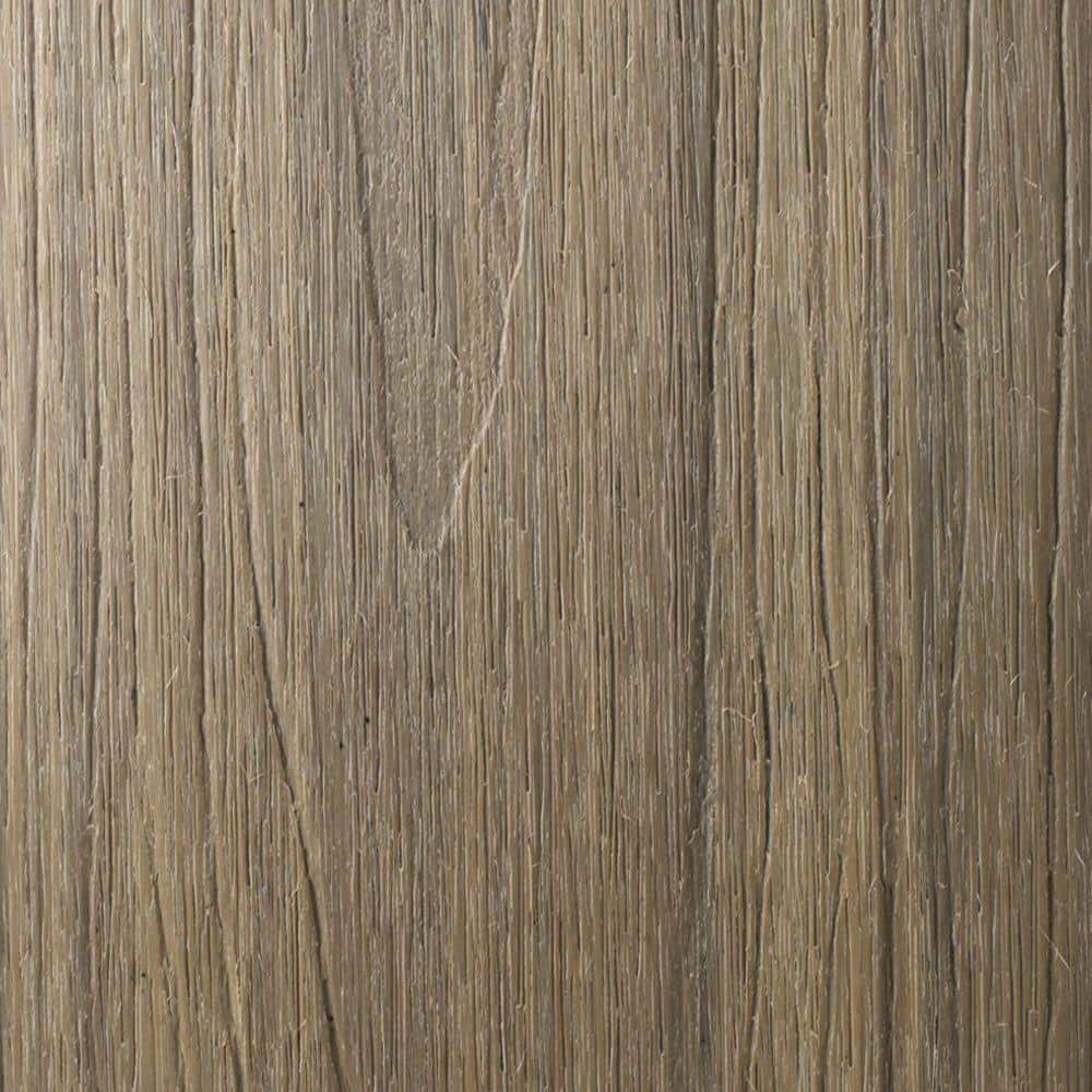 NewTechWood UltraShield Naturale Cortes Series 1 in. x 6 in. x 1 ft. Roman Antique Solid Composite Decking Board Sample
