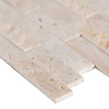 MSI Roman Beige Split Face Peel and Stick 12 in. x 12 in. x 6mm Travertine Mesh-Mounted Mosaic Tile (15 sq. ft. / case)