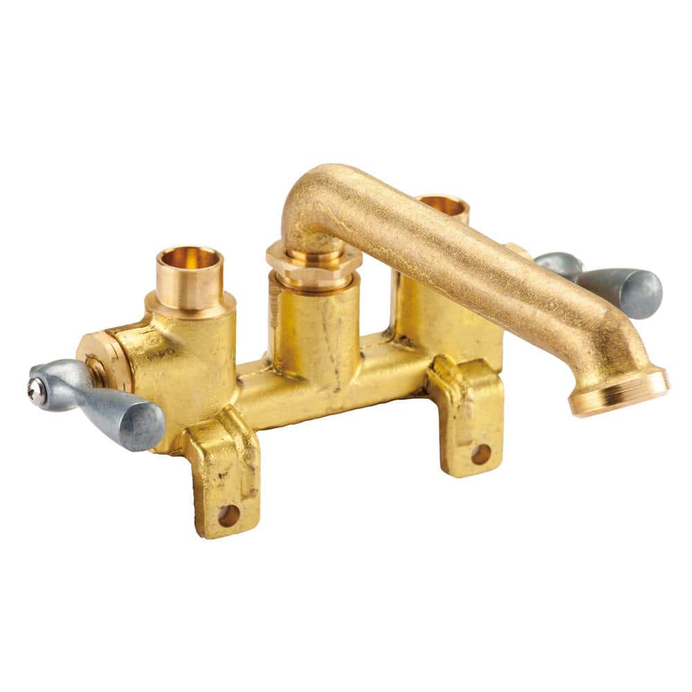 Gerber Plumbing Gerber Classics 2-Handle Laundry Utility Faucet in Rough Brass