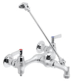 Speakman Commander Wall Mount 2-Handle Bathroom Faucet, Rough Chrome Plated