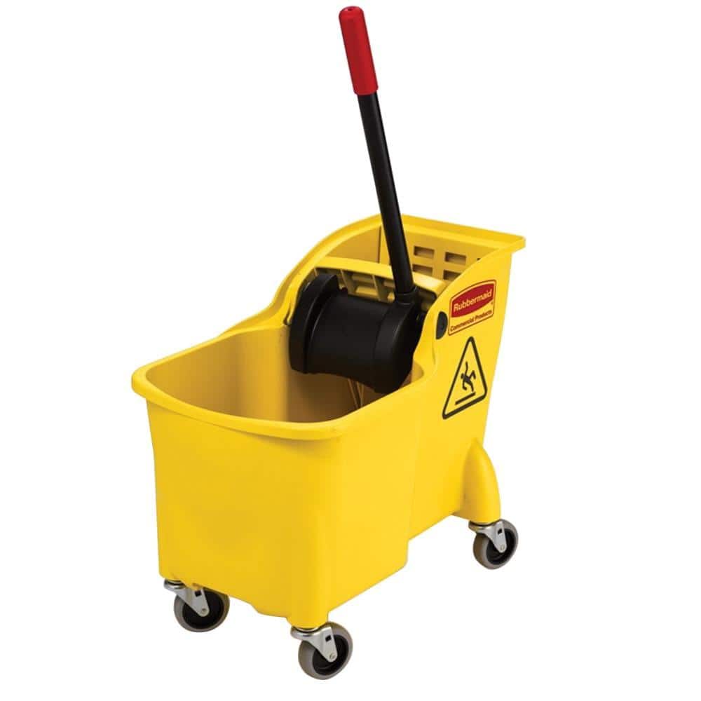 Rubbermaid Commercial 31 Qt. Tandem Mop Bucket with Wringer