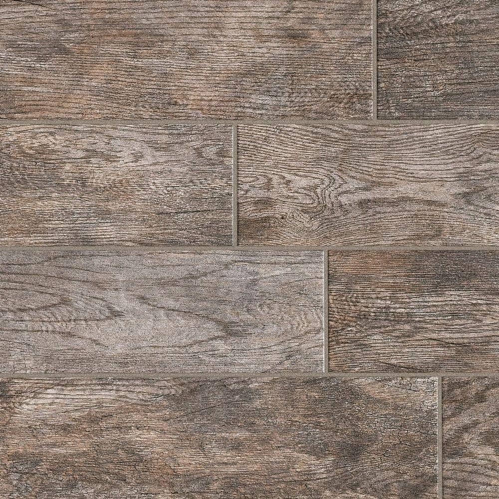 Marazzi Montagna Rustic Bay 6 in. x 24 in. Glazed Porcelain Floor and Wall Tile (14.53 sq. ft. / Case)