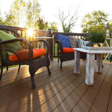 TimberTech Composite Terrain 1 in. x 6 in. x 1 ft. Grooved Rustic Elm Composite Sample (Actual: 0.94 in. x 5.36 in. x 1 ft)