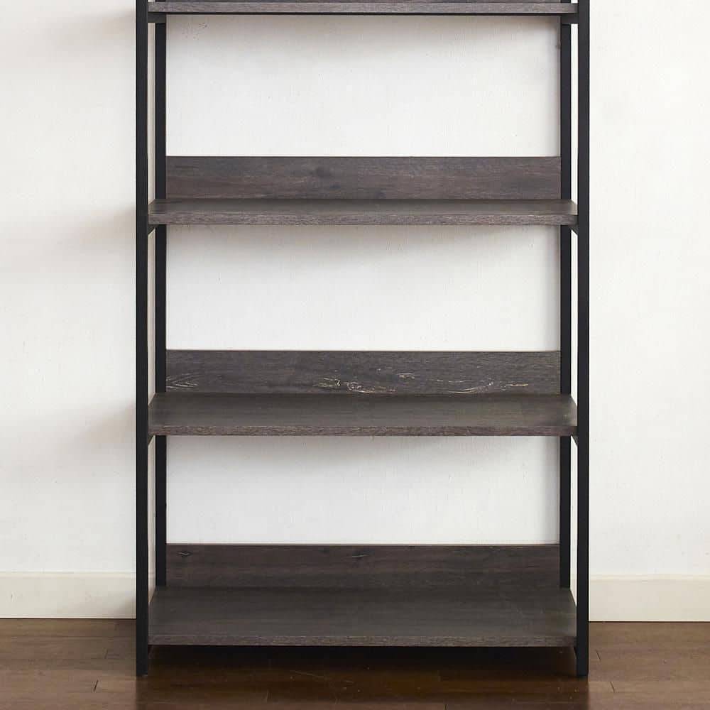 Klair Living Monica 32 in. W Rustic Gray Wood Closet System Walk-in Closet With 5 Shelves