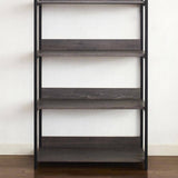 Klair Living Monica 32 in. W Rustic Gray Wood Closet System Walk-in Closet With 5 Shelves
