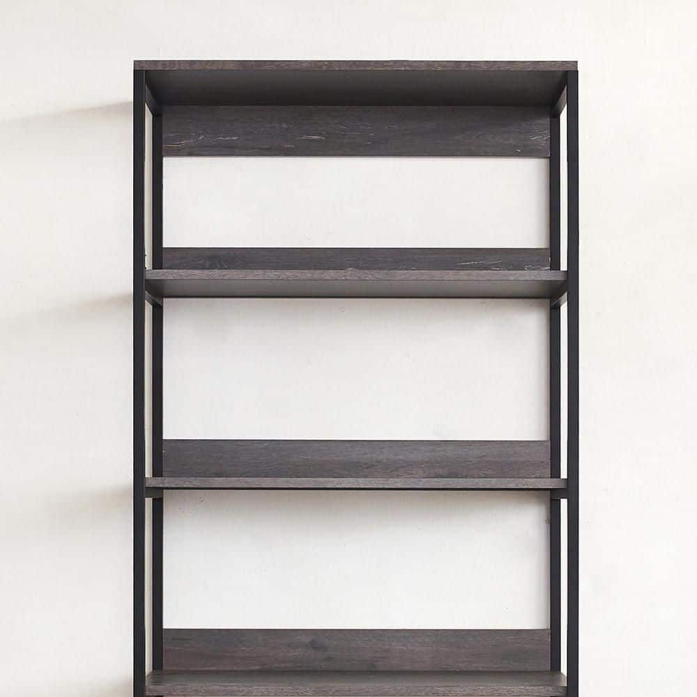 Klair Living Monica 32 in. W Rustic Gray Wood Closet System Walk-in Closet With 5 Shelves