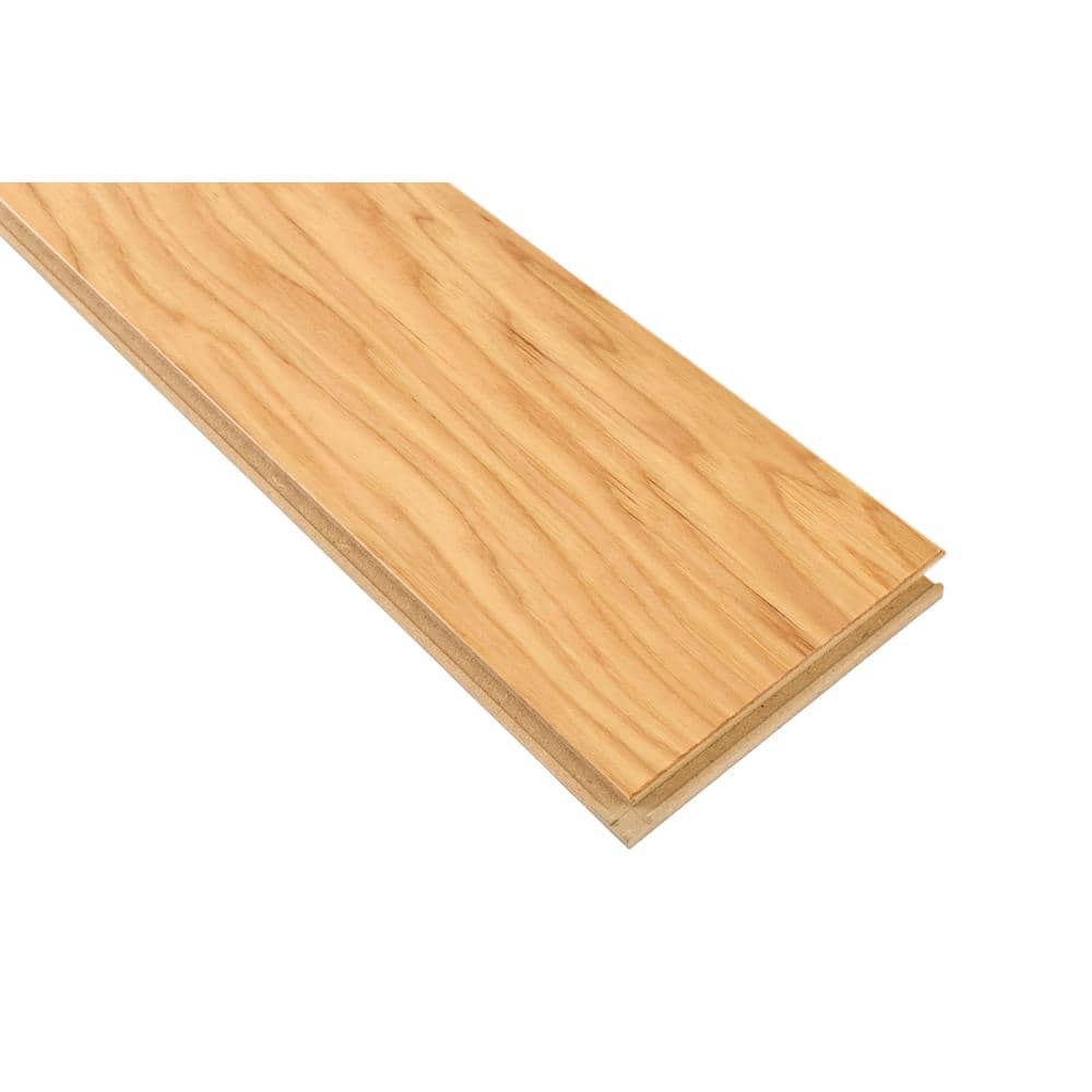 Bruce American Home Rustic Natural Hickory 3/8 in. T x 5 in. W T+G Smooth Engineered Hardwood Flooring (22 sq.ft./ctn)