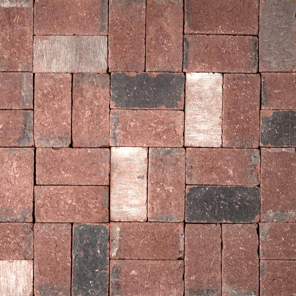 Mutual Materials 8 in. x 4 in. 2.25 x in. Rustic Red Clay Paver (240-Pieces/53 sq. ft/Pallet)