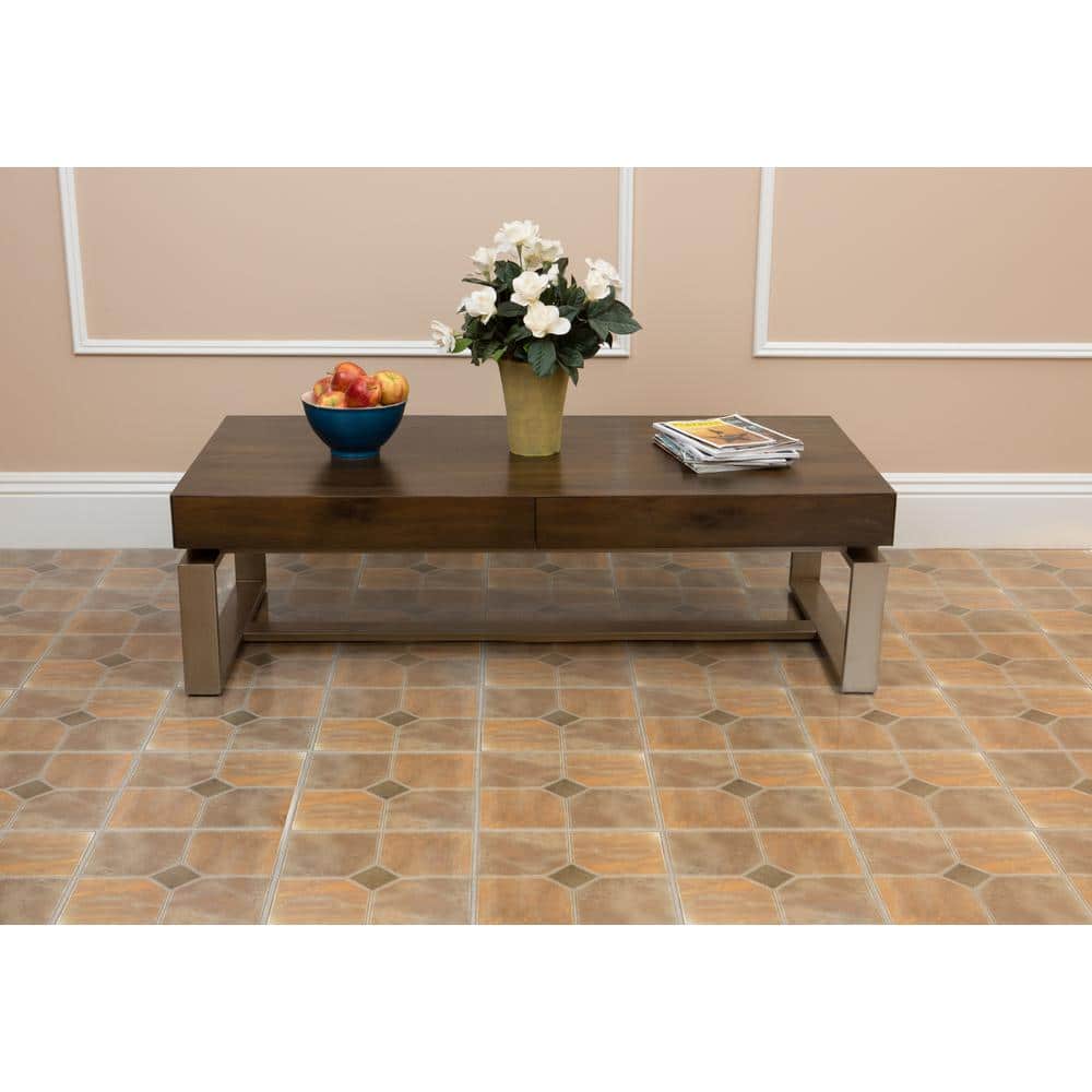 ACHIM Sterling Rustic Slate 12 in. x 12 in. Peel and Stick Vinyl Tile (45 sq. ft. / case)