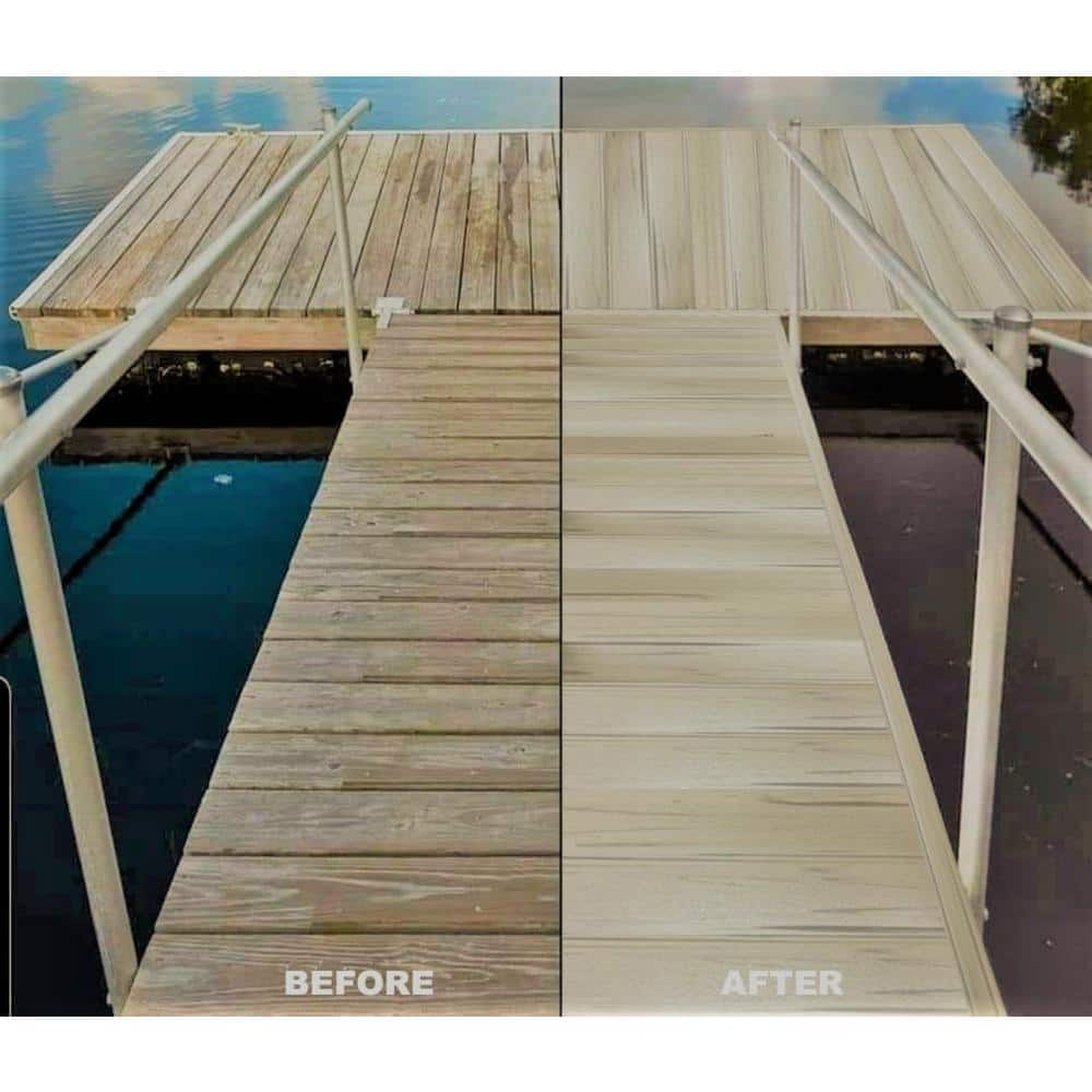 Deck-Top Rustic Tan PVC Decking Board Covers (10-Pack)