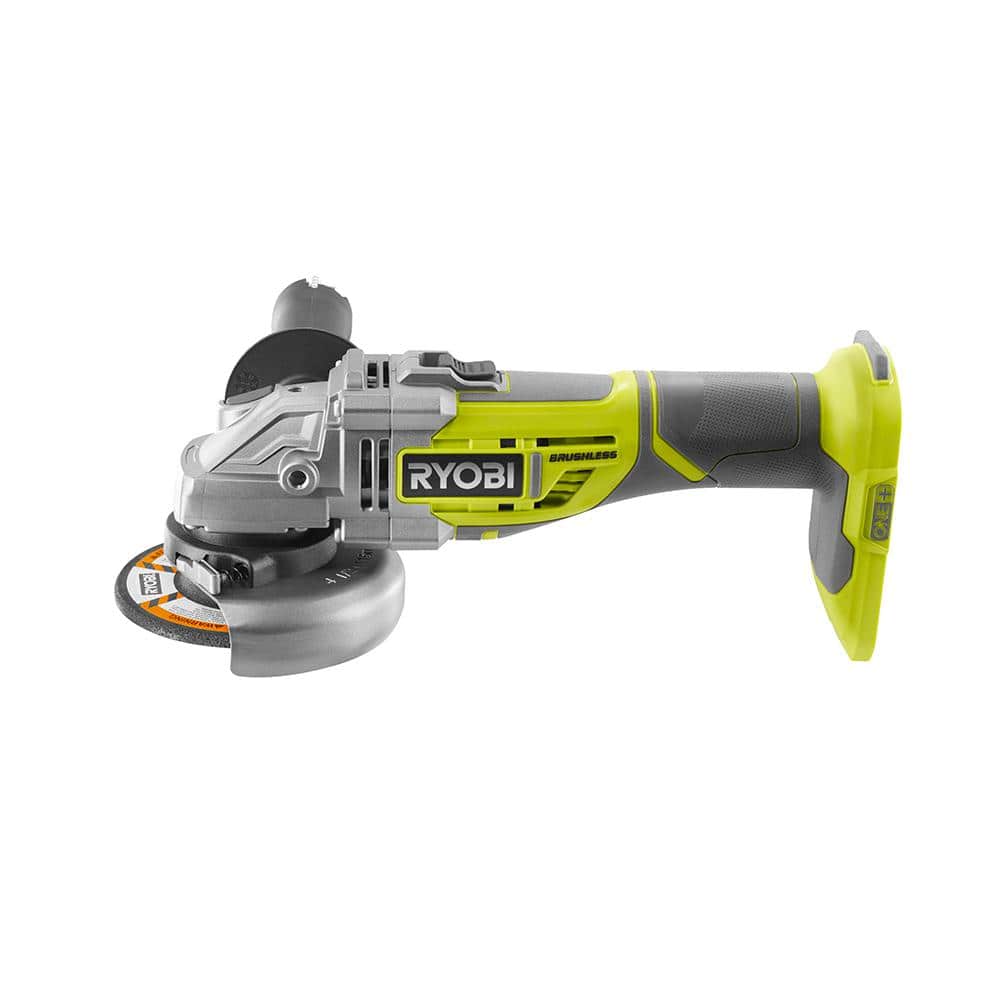 Ryobi ONE+ 18V Cordless Brushless 4-1/2 in. Cut-Off Tool/Angle Grinder (Tool Only) P423