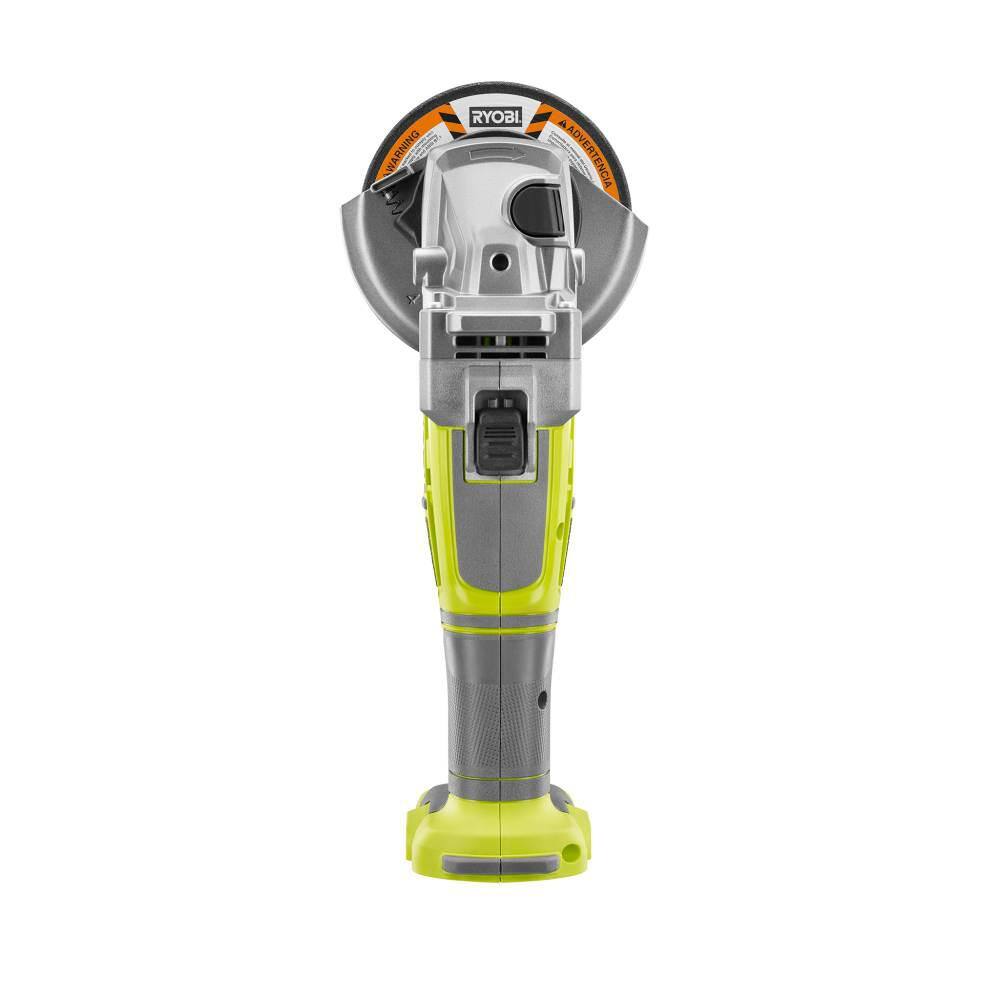 Ryobi ONE+ 18V Cordless Brushless 4-1/2 in. Cut-Off Tool/Angle Grinder (Tool Only) P423