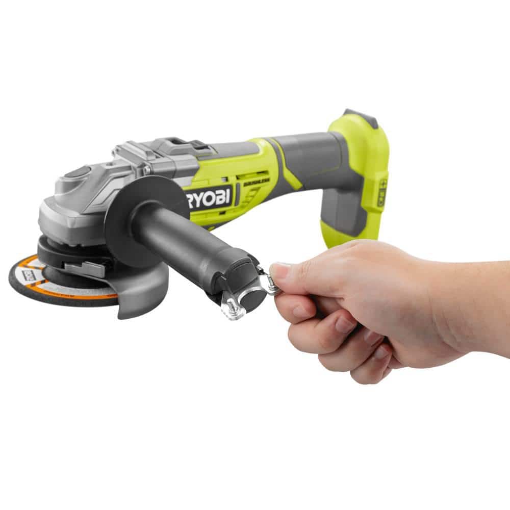 RYOBI ONE+ 18V Cordless Brushless 4-1/2 in. Cut-Off Tool/Angle Grinder (Tool Only)
