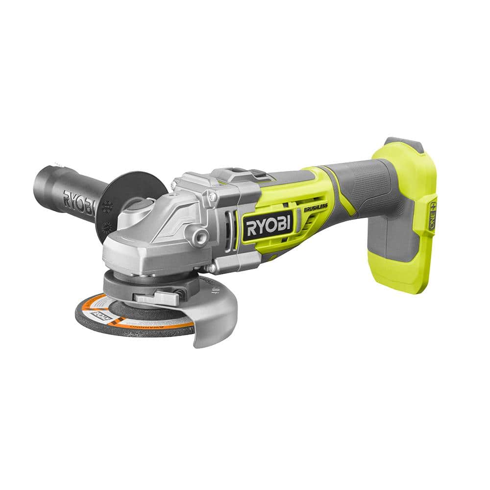 Ryobi ONE+ 18V Cordless Brushless 4-1/2 in. Cut-Off Tool/Angle Grinder (Tool Only) P423