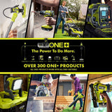 RYOBI ONE+ 18V Cordless 18-Gauge Brad Nailer with 16-Gauge Straight Finish Nailer, 2.0 Ah Battery, and Charger