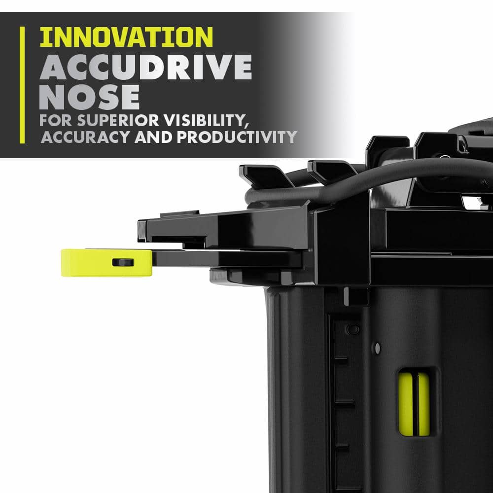 RYOBI ONE+ HP 18V 18-Gauge Brushless Cordless AirStrike Brad Nailer Kit with 4.0 Ah Battery and Charger