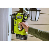 RYOBI ONE+ HP 18V 18-Gauge Brushless Cordless AirStrike Brad Nailer Kit with 4.0 Ah Battery and Charger