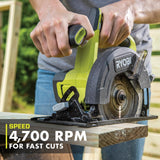 RYOBI ONE+ 18V Lithium-Ion Kit with 2.0 Ah and 4.0 Ah Batteries, Charger, and Free ONE+ 18V Cordless 5-1/2 in. Circular Saw