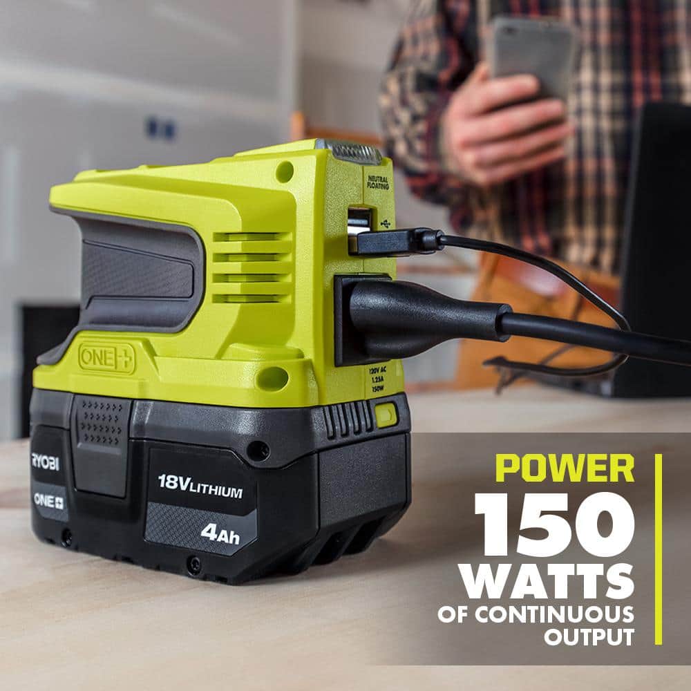 RYOBI 150-Watt Power Source for ONE+ 18V Battery (Tool Only)