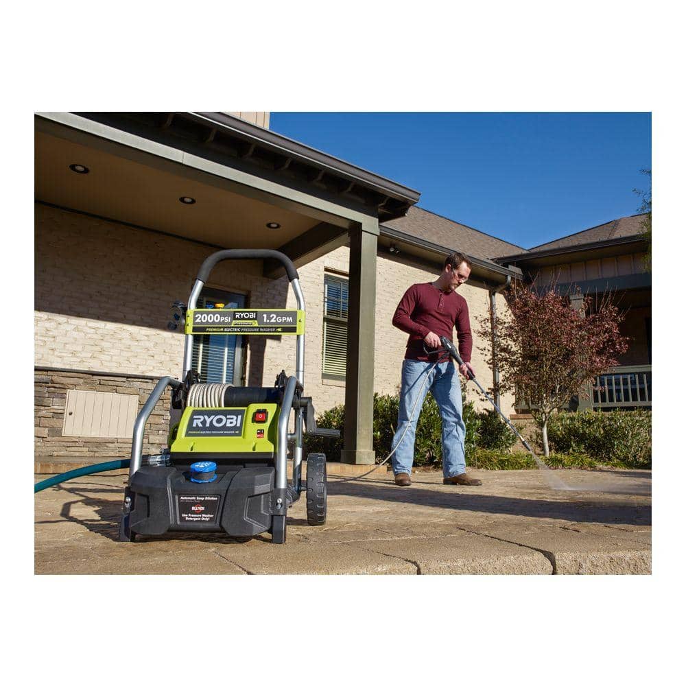 RYOBI 2,000 PSI 1.2 GPM Electric Pressure Washer (RY141900)