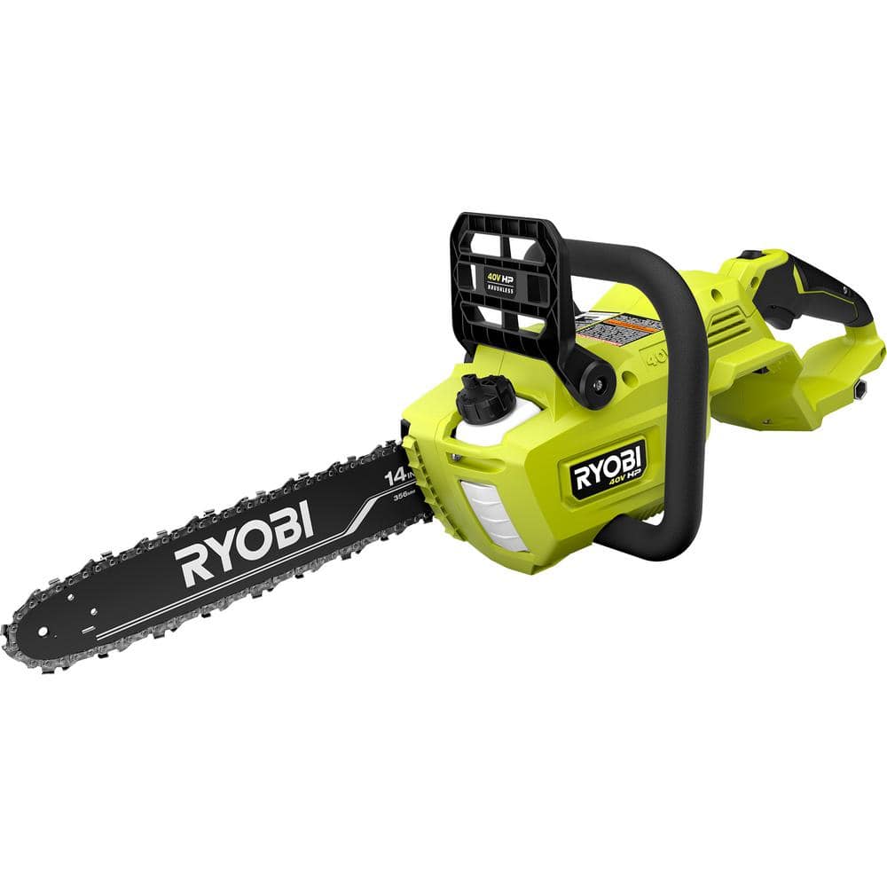 RYOBI 40V HP Brushless 14 in. Battery Chainsaw (Tool Only)