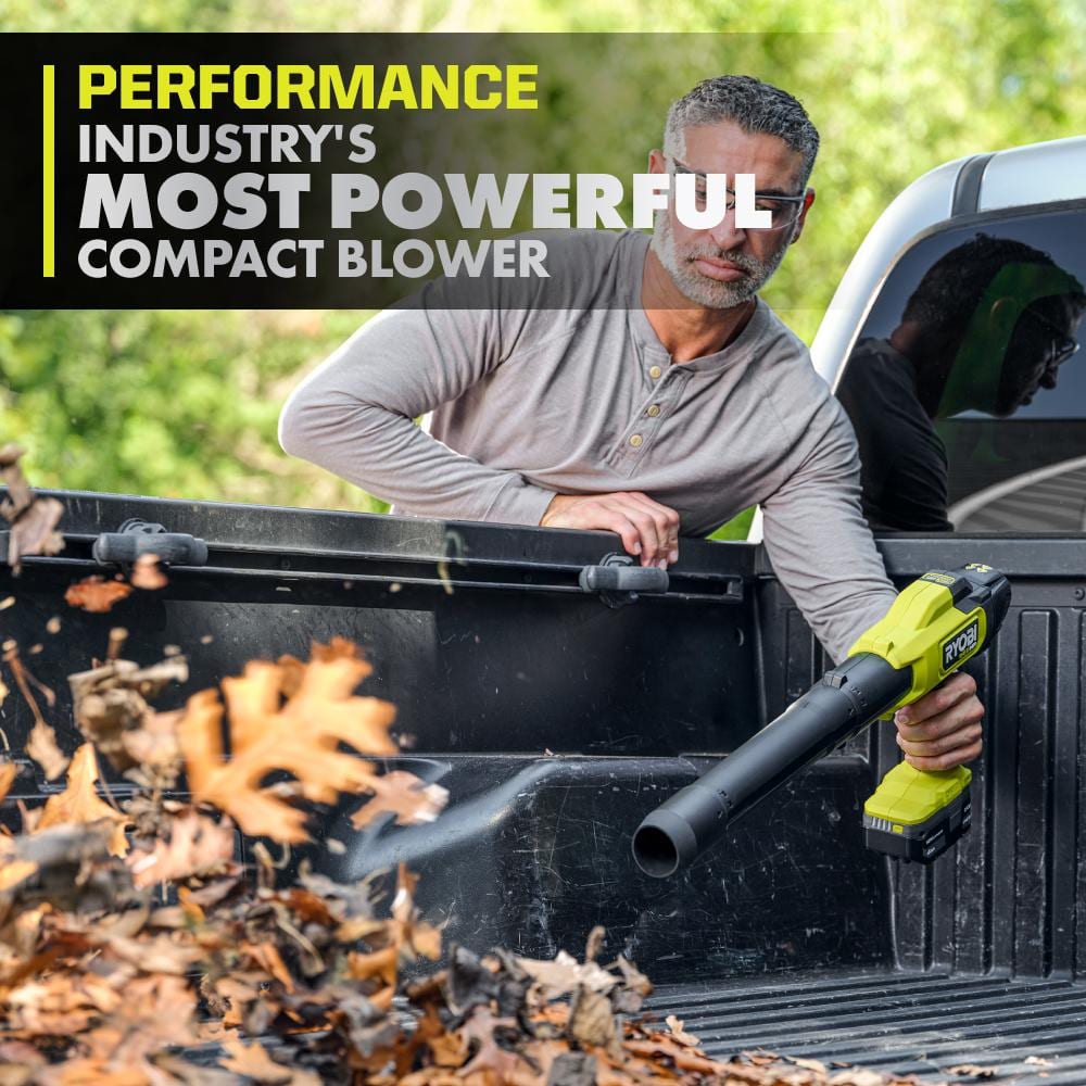 RYOBI ONE+ HP 18V Brushless Cordless 220 CFM 140 MPH Compact Blower (Tool-Only)