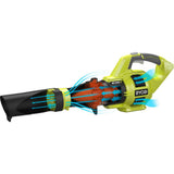 RYOBI 40V 110 MPH 480 CFM Variable-Speed Turbo Lithium-Ion Cordless Jet Fan Leaf Blower (Tool Only)