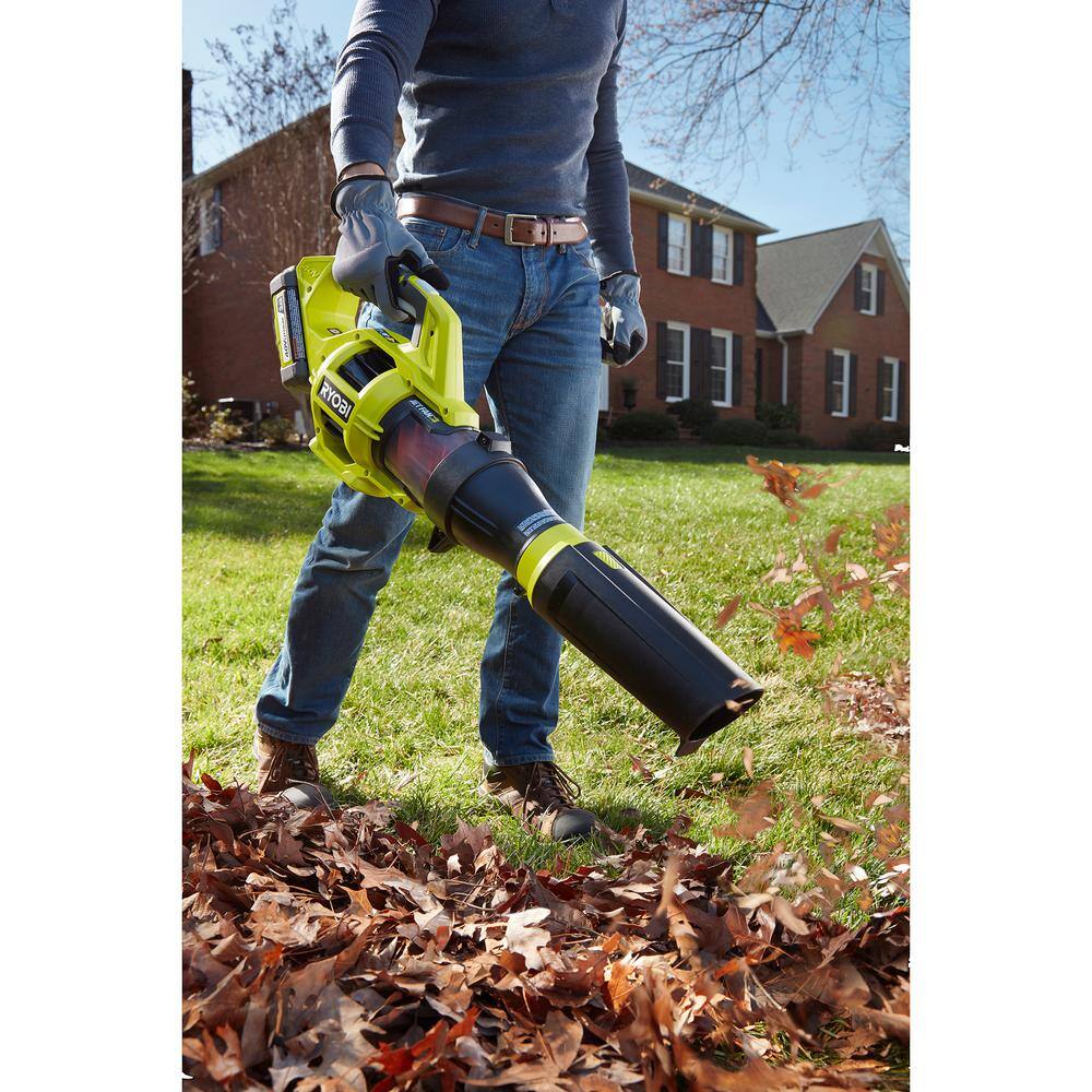 RYOBI 40V 110 MPH 480 CFM Variable-Speed Turbo Lithium-Ion Cordless Jet Fan Leaf Blower (Tool Only)