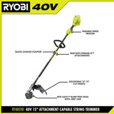 RYOBI 40V Expand-It Attachment Capable Cordless String Trimmer (Tool Only)