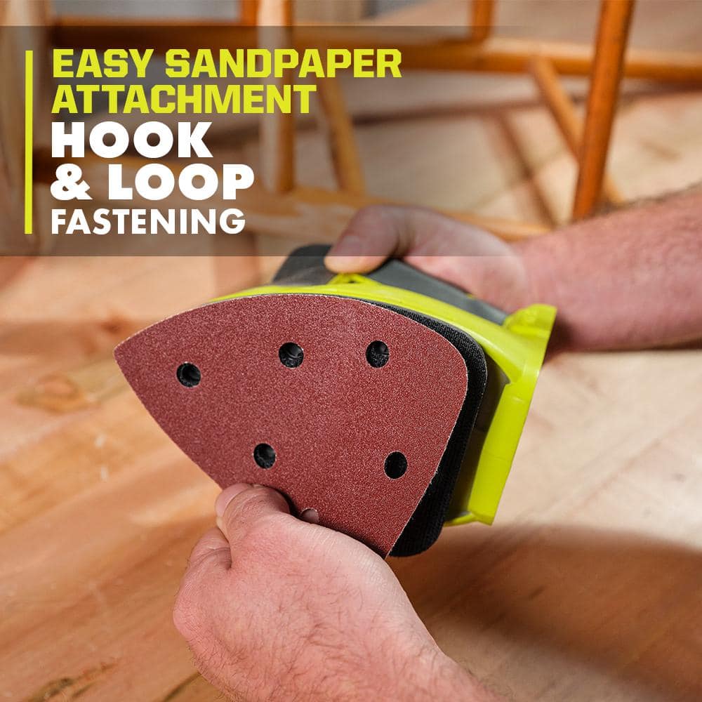 RYOBI ONE+ 18V Cordless Corner Cat Finish Sander (Tool Only)