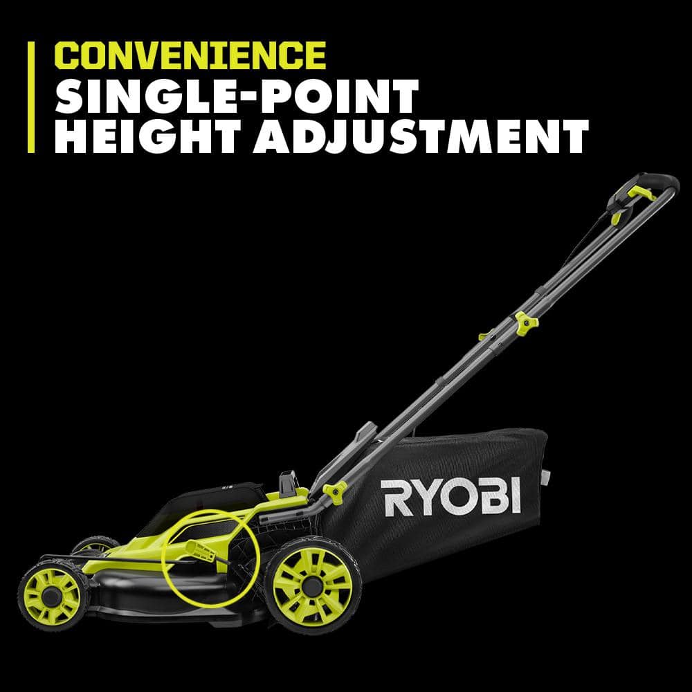 RYOBI ONE+ HP 18V Brushless 16 in. Cordless Battery Walk Behind Push Lawn Mower (Tool Only)