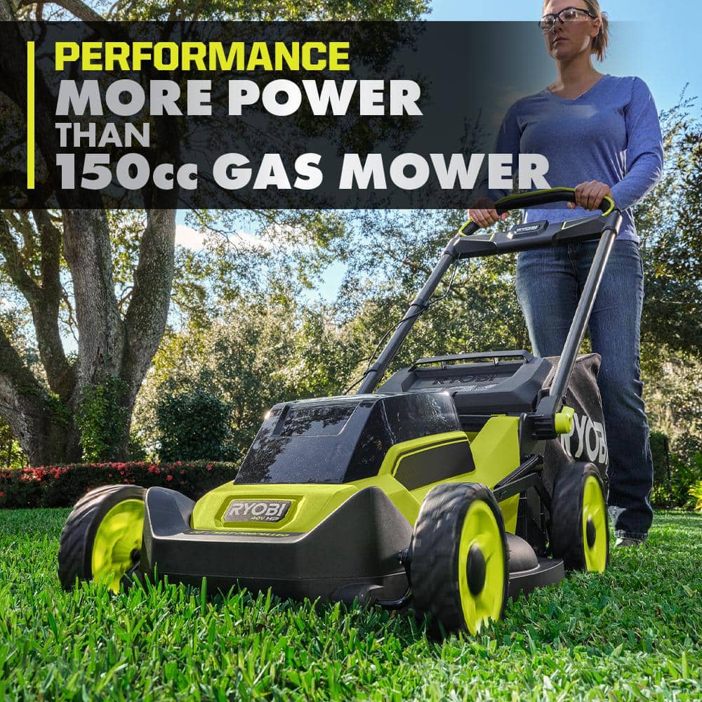 RYOBI 40V HP Brushless 20 in. Cordless Battery Walk Behind Push Mower with 6.0 Ah Battery and Charger