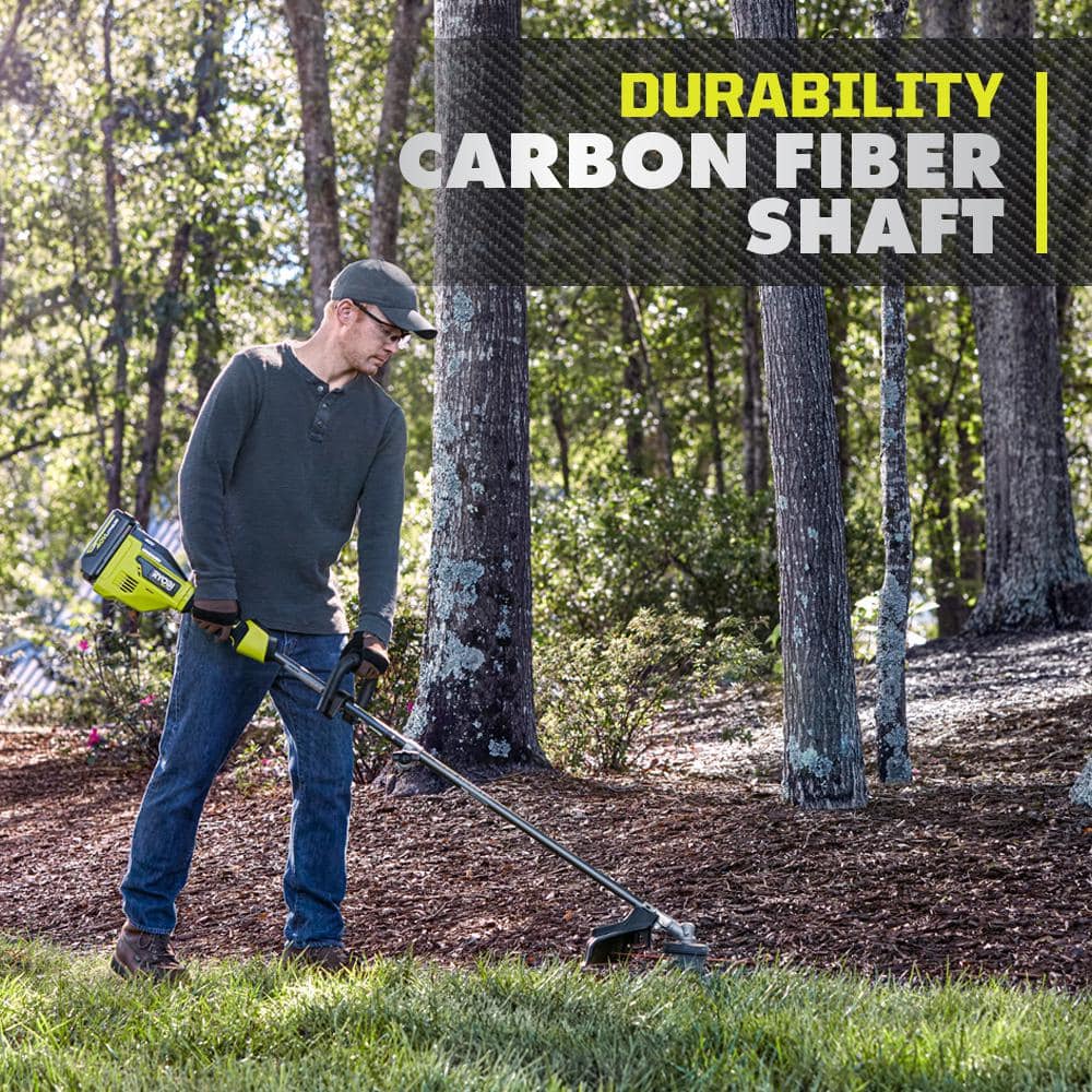 RYOBI 40V HP Brushless 20 in. Cordless Battery Walk Behind Push Mower, String Trimmer, & Blower - Batteries and Chargers