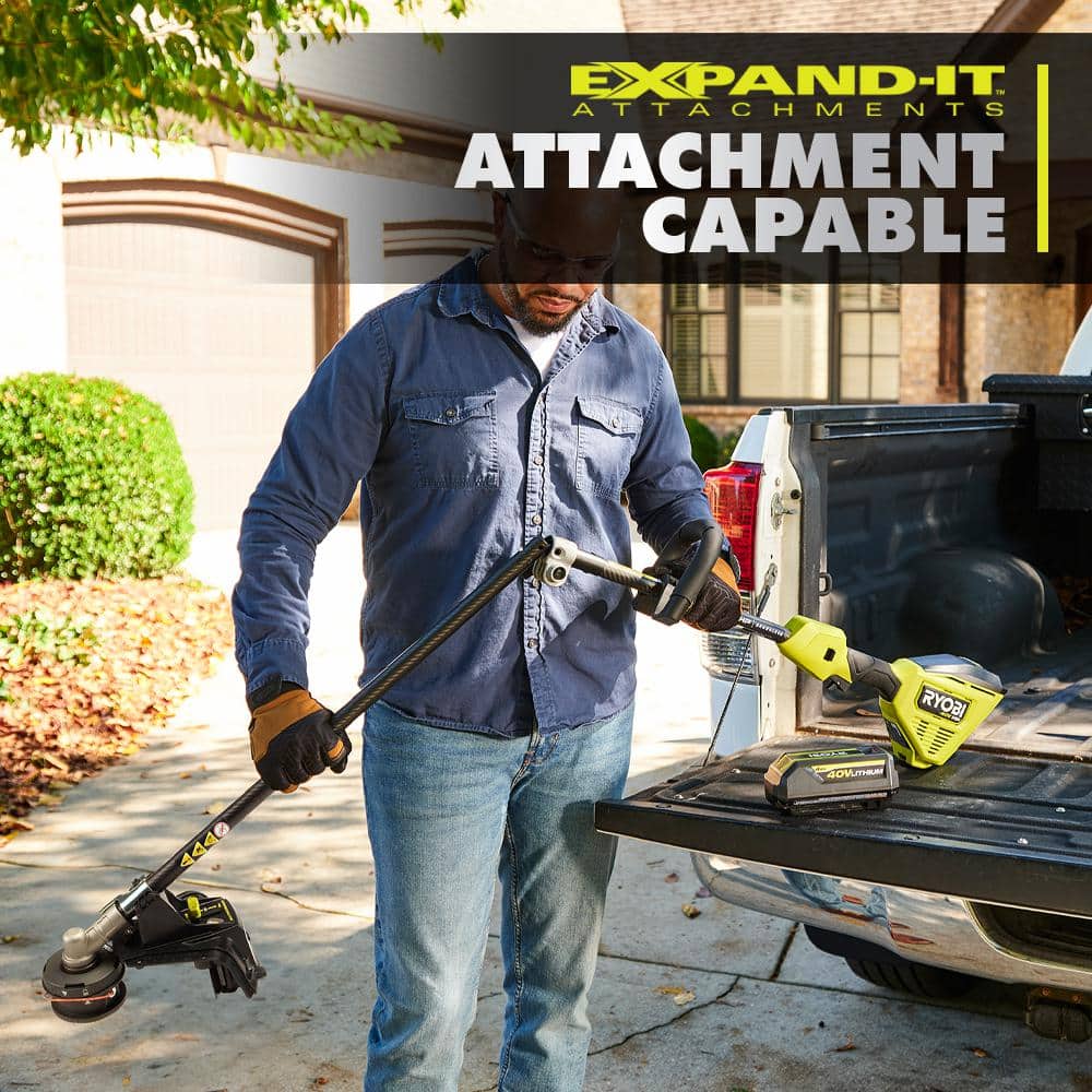 RYOBI 40V HP Brushless 20 in. Whisper Series Cordless Walk-Behind Multi-Blade Push Mower w/ (2) 6.0 Ah Batteries & Charger