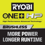 RYOBI ONE+ 18V HP Brushless Whisper Series 20" Battery Self-Propelled Dual Blade Walk Behind Mower/Trimmer/Batteries/Chargers